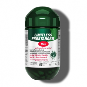LIMITLESS PROSTANORM MAX ( ZINC 15 MG + SELENIUM 100 MCG + PYGEUM RESINOUS 100 MG + SAW PALMETTO 900 MG + STINGING NETTLE 100 MG + PUMPKIN SEED OIL 200 MG + TOMATO EXTRACT 5 MG ) 30 FILM-COATED TABLETS